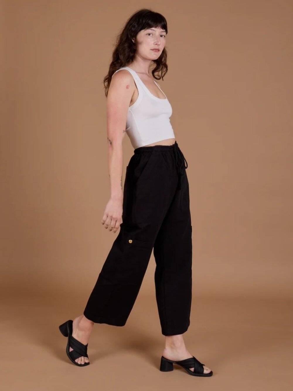 Big Bud Press Drop Pocket Cargo Pants, Butterfly Kaleidoscope, Size S (Unisex) - Picture 9 of 9